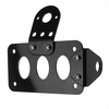 Support de plaque dimmatriculation universel en métal pour moto 7/8 22mm