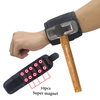 Support de poignet fort magnétique pour vis porte-clou bracelet Bande outil Bracelet sac vis support de forage tenant