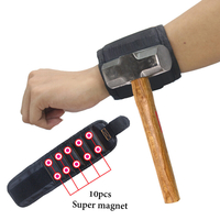 Support de poignet fort magnétique pour vis porte-clou bracelet Bande outil Bracelet sac vis support de forage tenant