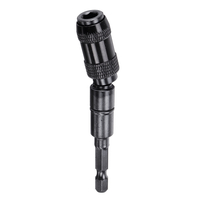 Support de pointe de foret à vis magnétique noir / argent Angle porte-embout de pivotement magnétique Tournevis magnétiq