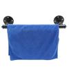 Support de rail de barre de serviette de bain Steampunk industriel support de support mural en fer noir 4 tailles