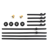 Support de rail de suspension de cintre suspendu de support de rail de vêtement de support de cintre de fer fixé au mur