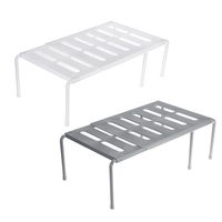 Support de rangement de cuisine ABS réglable sous le lavabo étagère de rangement bien rangée