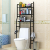 Support de rangement de toilette de salle de bain Étagère de rangement de lavabo de toilette sans poinçon Support de tab