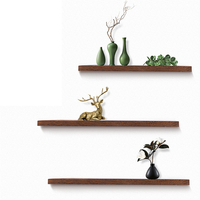 Support de rangement en bois pour étagère murale pour salle de bain