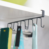 Support de rangement multifonction sans trace en fer forgé sans clous