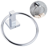 Support de salle de bains fixé au mur de support de stockage de serviette de toilette en acier inoxydable