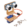 Support de servo de montage en acrylique Smart Robot pour module de télémétrie à ultrasons Servo analogique Geekcreit po