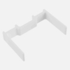 Support de stabilisateur pour fixateur à hélice imprimé en 3D pour Hubsan Zino H117s Quadricoptère RC