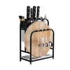 Support de stockage de cuisine en acier inoxydable étagère rack planche à découper support de vaisselle