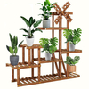 Support de stockage détagère en bois de présentoir en bois à plusieurs niveaux