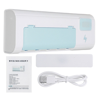 Support de stérilisateur de brosse à dents UV Support de brosse à dents auto-adhésif rechargeable USB