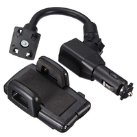 Support de support de chargeur de voiture pour 2 ports USB pour iPhone 5 5S 5C