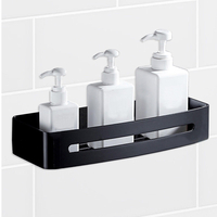 Support de support de cuisine en acier inoxydable de rangement pour chariot de douche,  support mural,  étagère de drain d