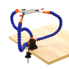 Support de support de soudure de table aidant les bras flexibles de mains pour la réparation de soudure de carte PCB
