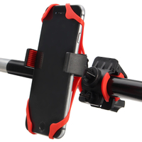 Support de support de support de guidon de moto de 360 ​​degrés Support de silicone pour téléphone