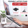 Support de support de support de Macbook réglable en hauteur 2 en 1 pliable à 8 niveaux avec support de téléphone pour t