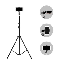 Support de support de trépied Bakeey Live avec clip de téléphone à télécommande Bluetooth pour caméra de sport
