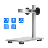 Support de support en alliage daluminium pour support de microscope en argent Y01 pour microscope numérique Diamètr