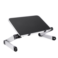Support de table de bureau pour ordinateur portable pliable réglable,  plateau de canapé-lit,  bureau à domicile