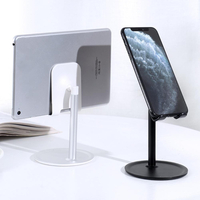 Support de tablette de support de téléphone de bureau en alliage daluminium TOPK pour téléphone intelligent iPad en