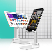 Support de tablette de support de téléphone de bureau pliable en alliage daluminium Bakeey pour iPhone ou téléphone