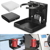 Support de tasse ABS de voiture marine de caravane marine de bateau de support de boissons noir-blanc réglable