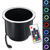 Support de tasse de boisson légère de RVB LED pour le plastique à télécommande de yacht de voiture de bateau marin de RV