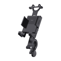 Support de téléphone 4.7-6.7 pouces support de téléphone portable rotatif 360 ° support de guidon anti-secousse pour mot