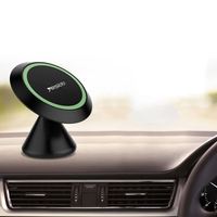 support de téléphone de support de téléphone dalliage daluminium de voiture magnétique de tableau lumineux de