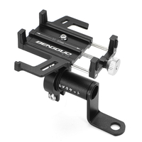 Support de téléphone moto arrière vue de 360 degrés de rotation pour téléphones intelligents 4.7-6.0 pouces