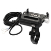 Support de téléphone moto réglable chargeur USB Navigation support support guidon