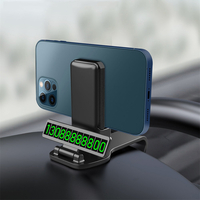 Support de téléphone portable de voiture Navigation de téléphone portable support magnétique plaque dimmatriculatio