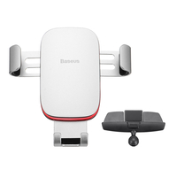 Support de téléphone pour lecteur de CD avec fente pour voiture anti-dérapant à 360 ° à rotation réglable