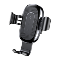 Support de téléphone rapide pour chargeur de voiture rapide sans fil Baseus Qi pour iPhone 8 X Samsung S8 S7 S6