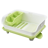 Support de vaisselle de plateau de cuisine de support de drain de stockage de séchage de plat de double couche
