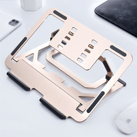 Support dordinateur portable de bureau portable pliable en hauteur réglable au niveau des yeux support dordina