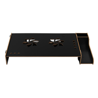 Support dordinateur portable en bois écran dordinateur support de bureau moniteur TV Riser assembler le suppor