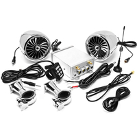 Système de haut-parleurs stéréo de moto dATV de moto bleue damplificateur de 600W 4Ω radio AUX