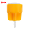 Système de nivellement de tuiles Clips Spacers Outils de carrelage Dispositif Plancher gratuit 200Pcs Clips + 100Pcs Cov