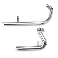 Système de silencieux déchappement avec tuyau de coupe oblique avec silencieux pour Yamaha Virago V étoile XV125