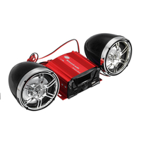 Système de son à télécommande de haut-parleur bluetooth audio universel de moto 12V