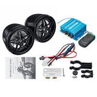 Système de son moto Fixation de guidon 2 haut-parleurs Radio FM Audio MP3 Stéréo