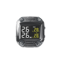 Système de surveillance de la pression des pneus de moto M3-C Protection solaire LCD Affichage 2 Moteur de capteur WI ex