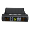 Système de surveillance de la pression des pneus de voiture sans fil solaire TPMS LCD avec 4 capteurs externes