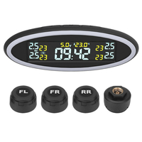 Système de surveillance de la pression des pneus TPMS de voiture 12V avec capteur externe dalarme de sécurité autom