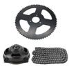 Système dentraînement T8F boîte de vitesses à chaîne pignon arrière 6 T pour 47cc 49cc Dirt Bike Mini Pocket Bike S