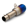 Système universel de tuyau de silencieux déchappement de moto dacier inoxydable de 38-51mm