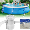 Système de pompe de filtre à eau Flowclear 110V 330 GPH pour piscine hors sol 2 pompes de filtre de bassin à tuyau