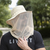 Été En Plein Air Étanche Protection Couverture Visage Anti-Insectes Gaze Randonnée Pêche Chapeau